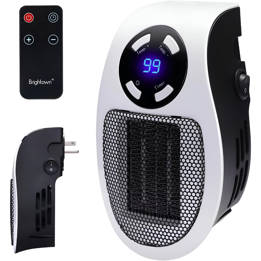 Keramik Heizlüfter | Heizung für Steckdose | Leise mini Heizlüfter | ThermoDock