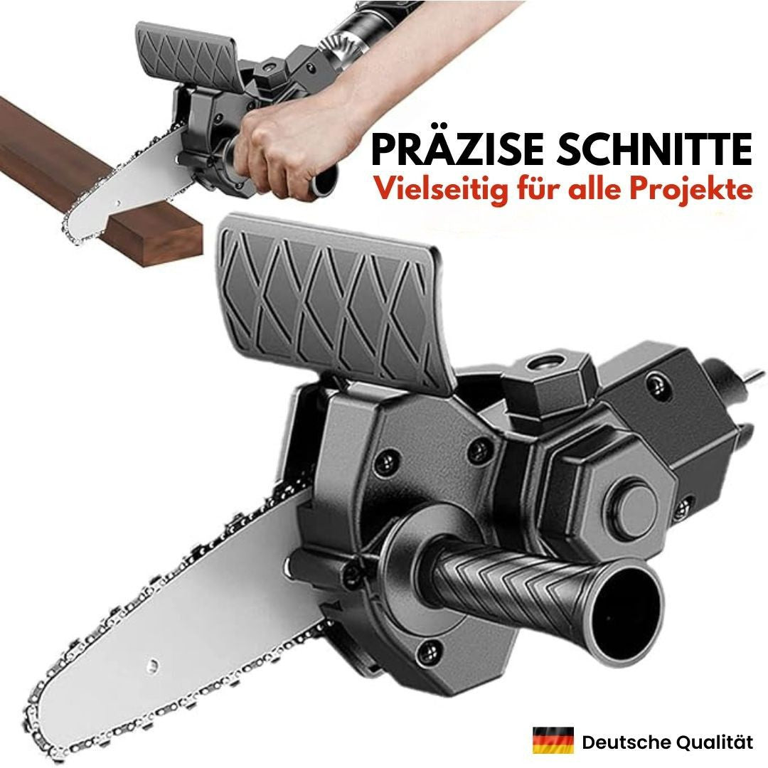 Kettensäge Aufsatz für Bohrmaschine | Elektrischer Kettensägenaufsatz | Sägorix