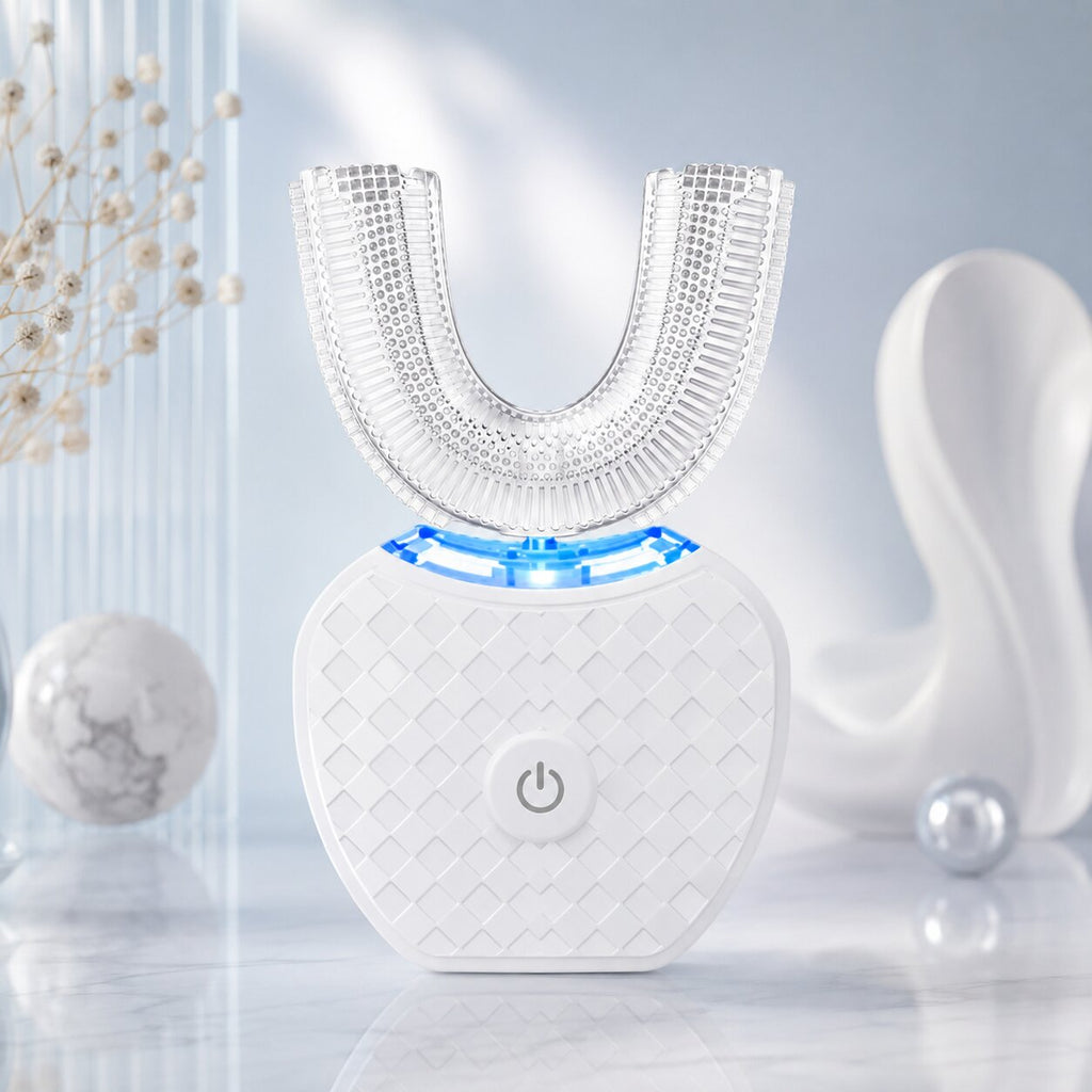 Ultravalon 360 Grad Ultraschall Zahnbürste – Elektrische U-Form Schallzahnbürste für Erwachsene