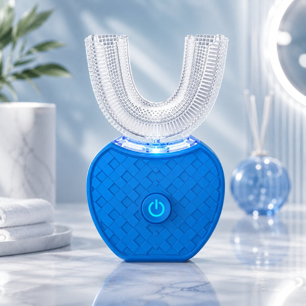 Ultravalon 360 Grad Ultraschall Zahnbürste – Elektrische U-Form Schallzahnbürste für Erwachsene
