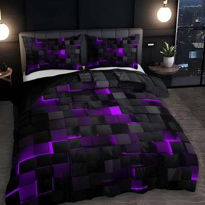 3D Bettwäsche mit Kissenbezug | Bettlaken für Gamer | Bettbezug | Neonara