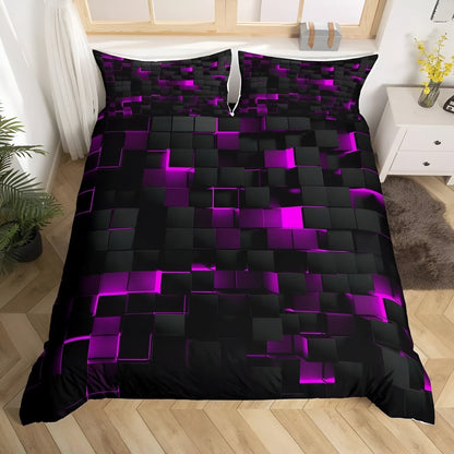 3D Bettwäsche mit Kissenbezug | Bettlaken für Gamer | Bettbezug | Neonara