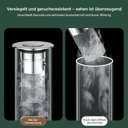 Abflusssieb für Dusche und Waschbecken | Haarsieb aus Edelstahl | StoppFix