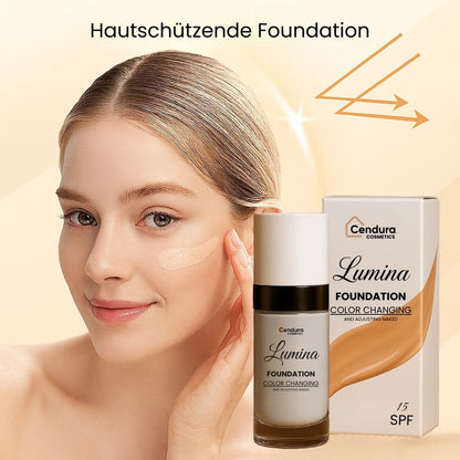 Foundation für reife und trockene Haut | Farbwechselnde Foundation | Lumina