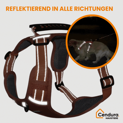 Hundegeschirr | Sicherheitsgeschirr für Hunde | Reflektierende Geschirr | HappyHund
