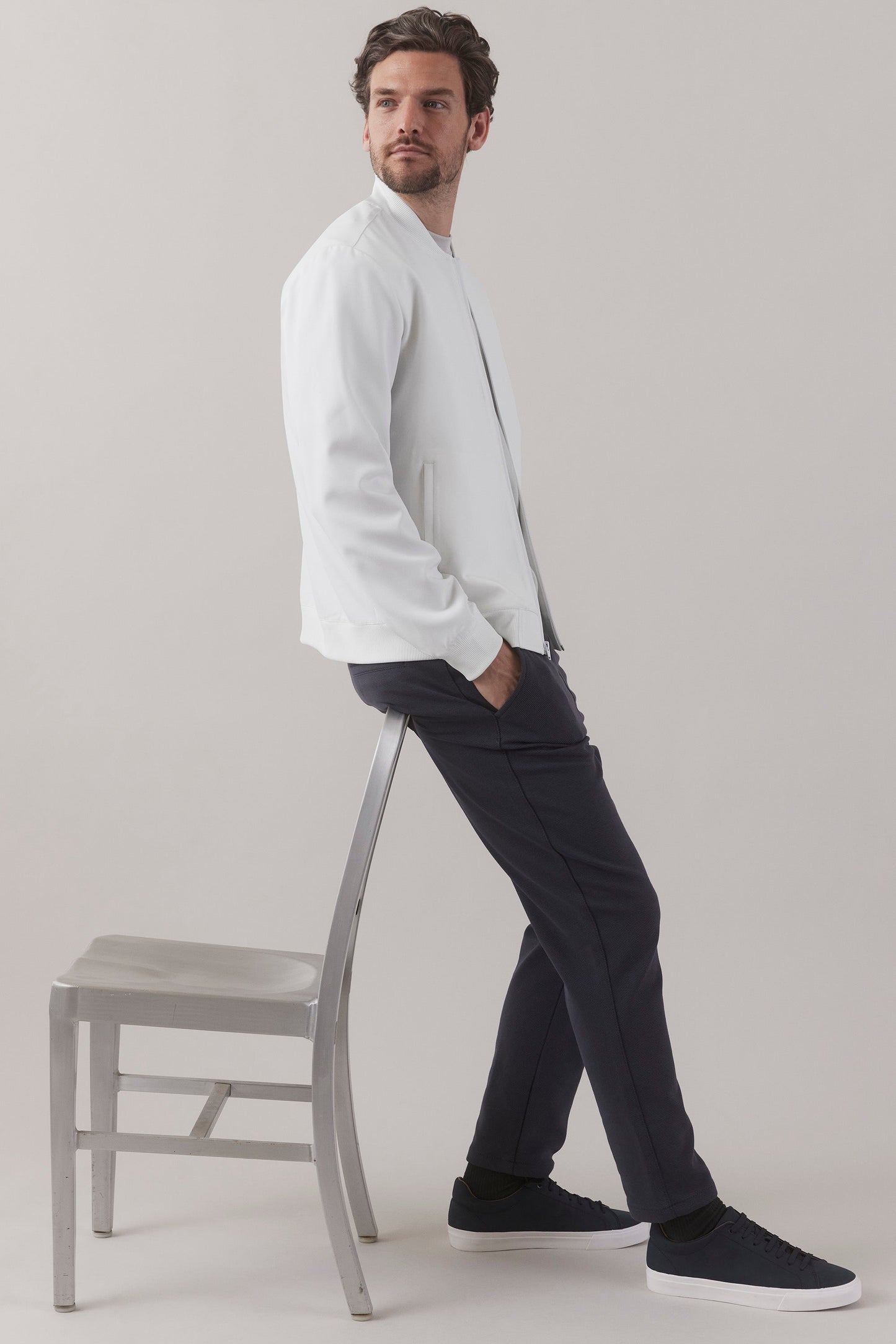 Monaco Clinical Jacket - White