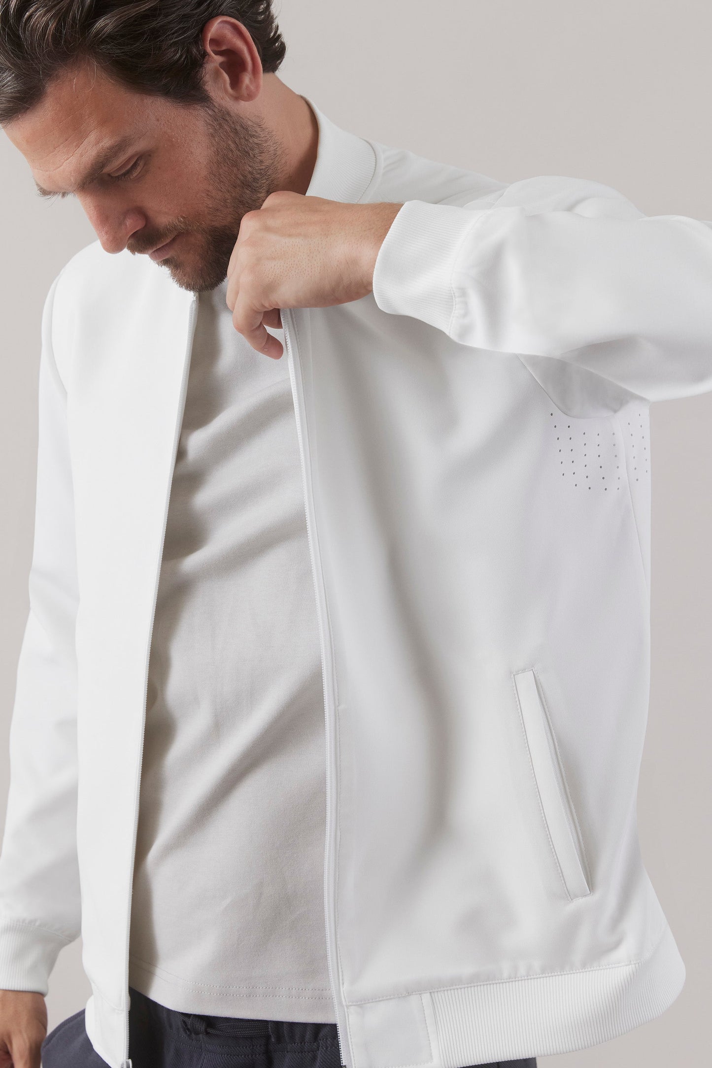 Monaco Clinical Jacket - White