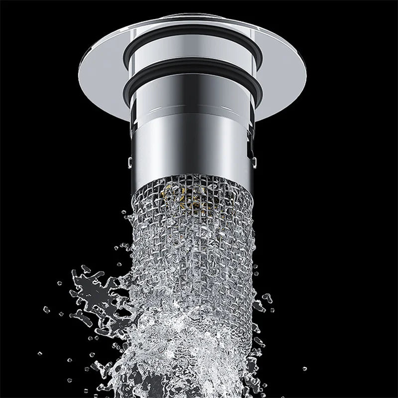 Abflusssieb für Dusche und Waschbecken | Haarsieb aus Edelstahl | StoppFix