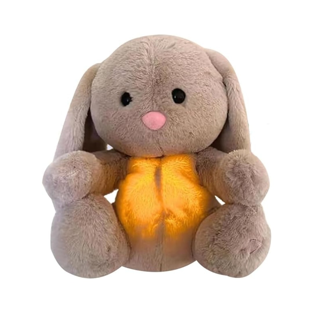 Kuscheltier mit Atemfunktion | Kuscheltier Hase für Komfort und Wohlbefinden | SchlafBunny