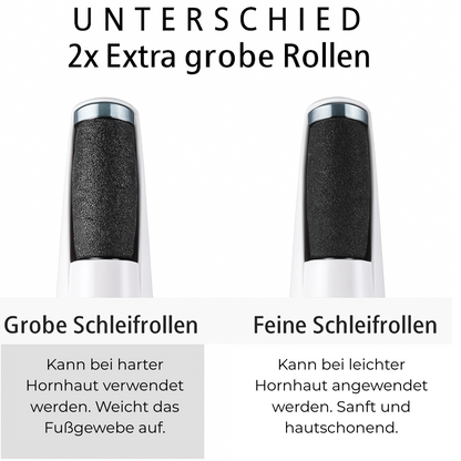 Hornhaut entfernen zuhause | Elektrischer Hornhautentferner & Fußpflegegerät | PedikuraPro
