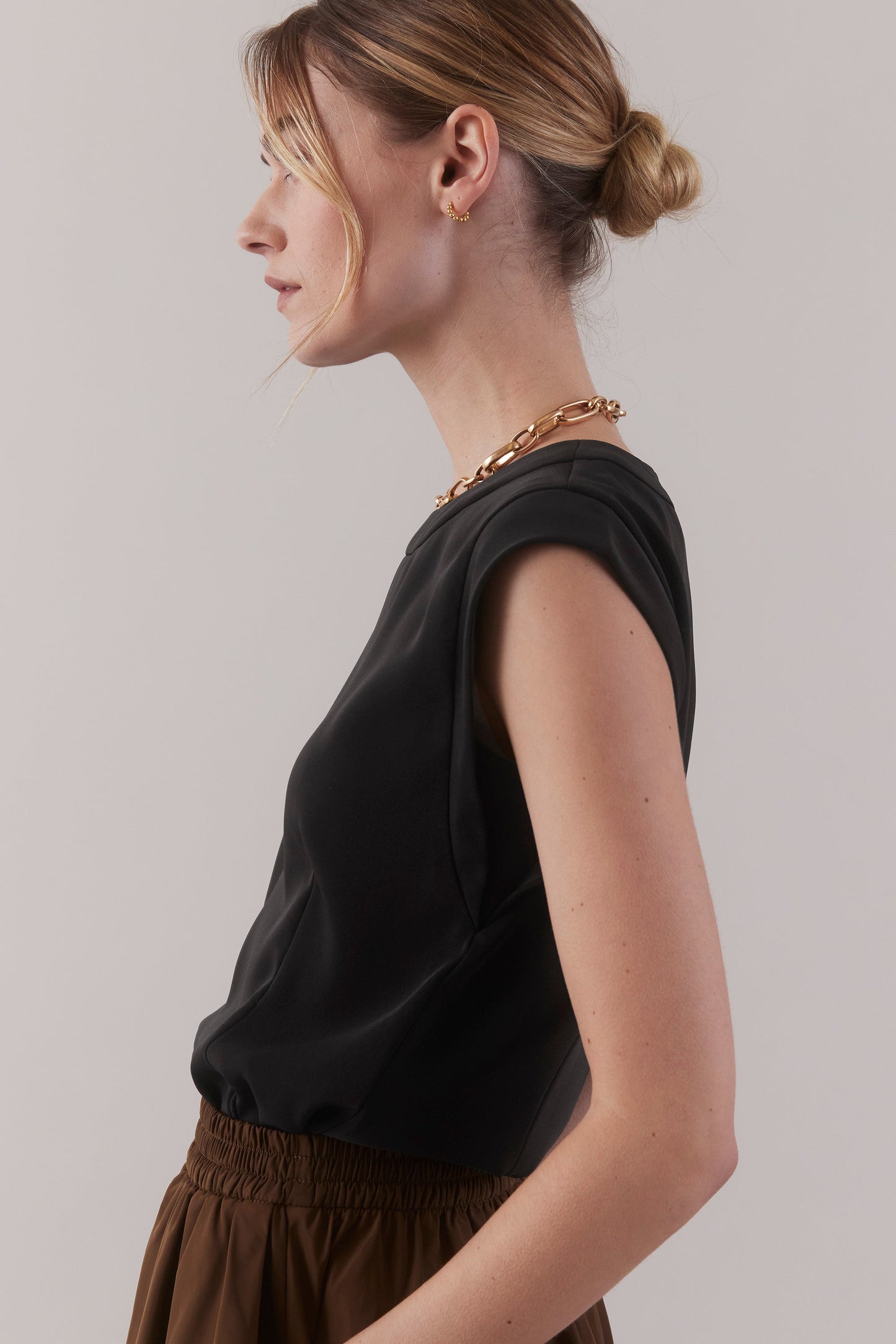 Cap Sleeve Top - Black