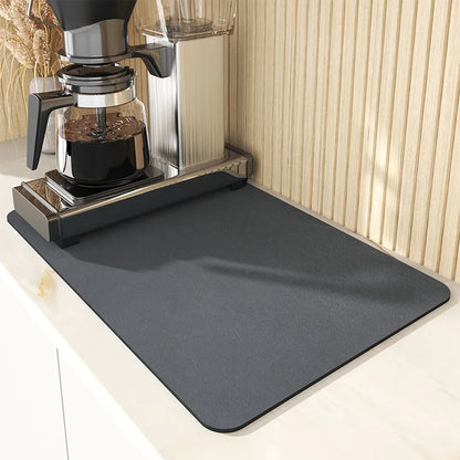 Abtropfmatte für Spüle | Kaffeemaschine Unterlage | Anti Rutsch Matte Küche | ReinFläche