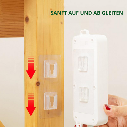 Klebehaken für Wand und Decke | Selbstklebende Haken ohne Bohren | KlebProfi