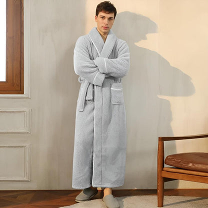 Bademantel für Damen und Herren | Fleece Morgenmantel | Comfyra