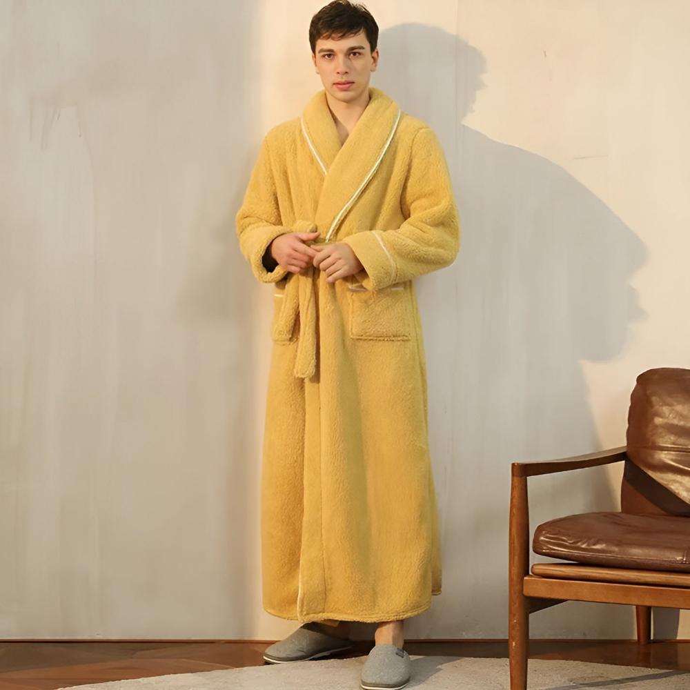 Bademantel für Damen und Herren | Fleece Morgenmantel | Comfyra