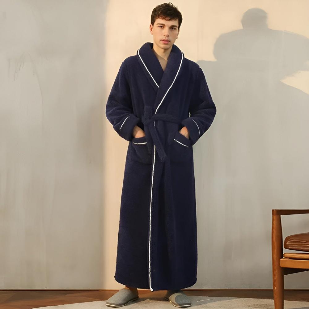 Bademantel für Damen und Herren | Fleece Morgenmantel | Comfyra