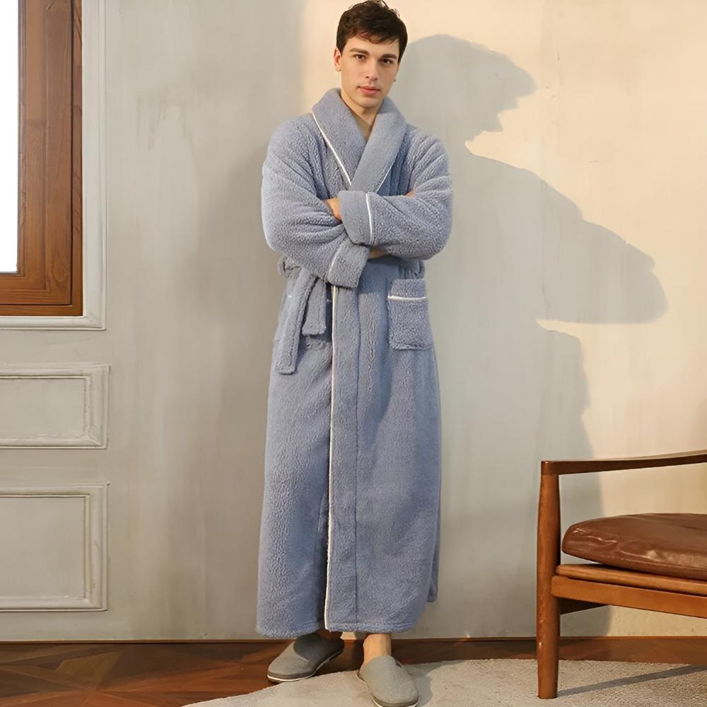 Bademantel für Damen und Herren | Fleece Morgenmantel | Comfyra