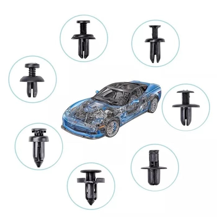 Auto Befestigungsclips | Kunststoffnieten für Auto | BefestiBox
