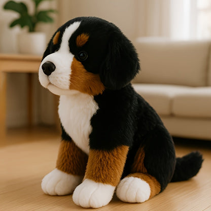 Berner Sennen Kuscheltier | Realistischer Hund Plüschtier | SoftBernie