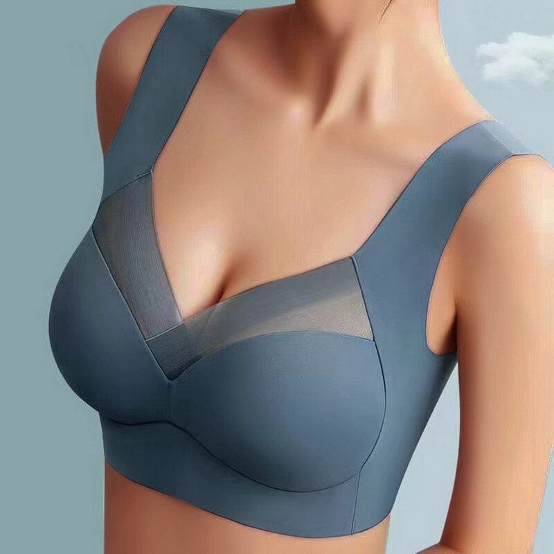 BH ohne Bügel | Bequemer Nahtloser Push Up BH | Komfina