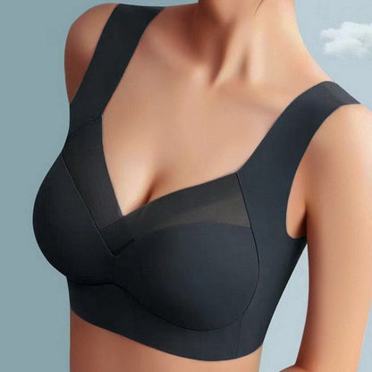 BH ohne Bügel | Bequemer Nahtloser Push Up BH | Komfina