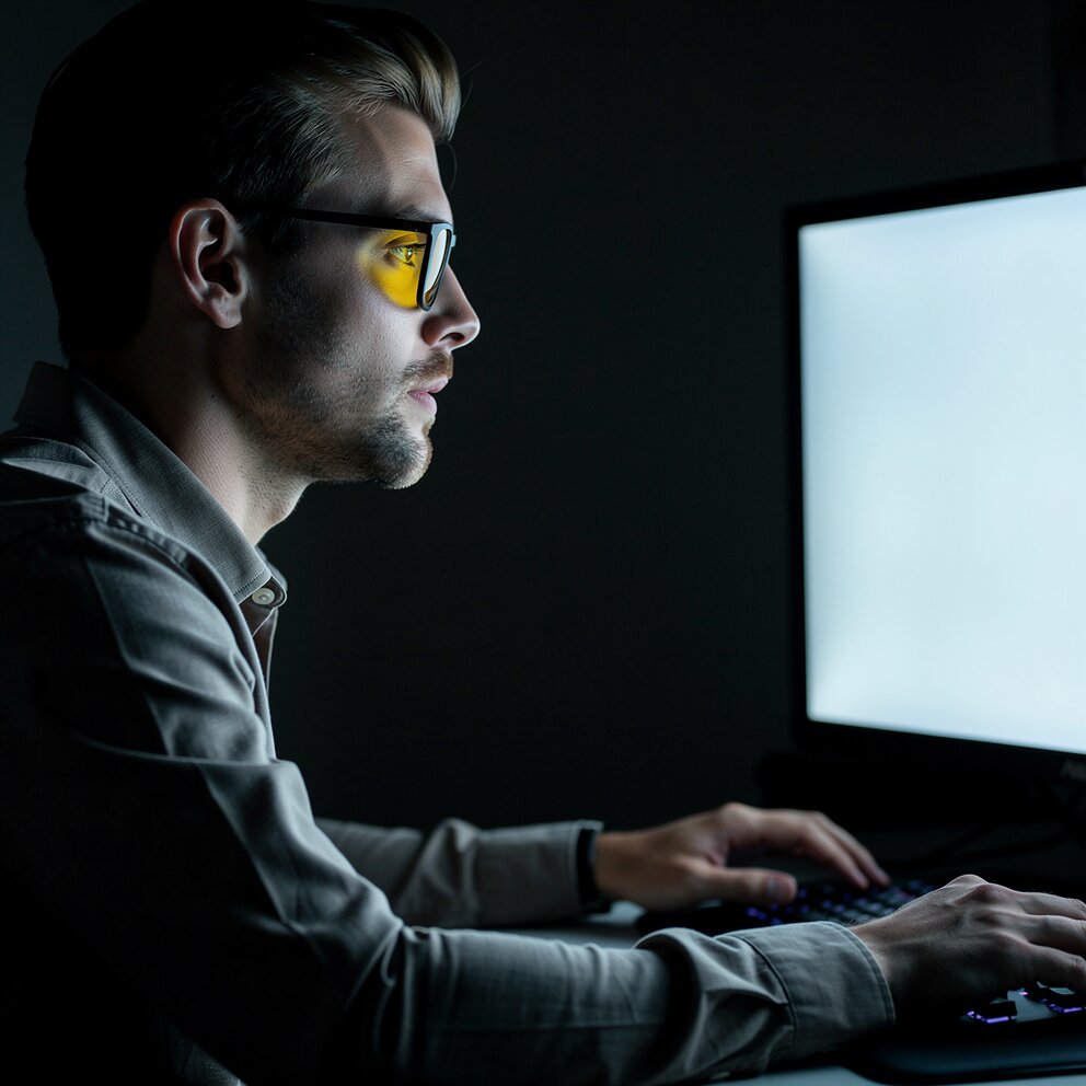 Blaulichtfilter Brille | Bildschirmbrille | Computerbrille | BlueShield