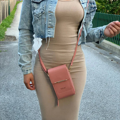 Crossbody Bag Damen | Handytasche zum Umhängen mit Geldbörse | ModePouch
