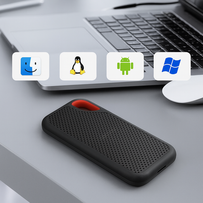 Externe Festplatte | SSD mit 2 TB Speicher | DatenBox