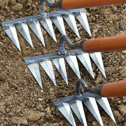 Unkrautrechen für Gartenpflege | Robuster Gartenrechen | WurzelKraft