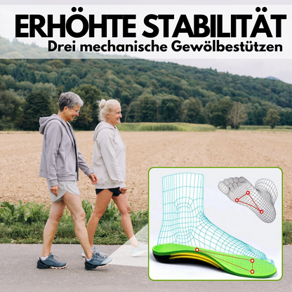 Einlegesohlen für Schuhe | Bequeme Schuheinlagen | Orthopädische Einlagen | Orthonova (2er Set)