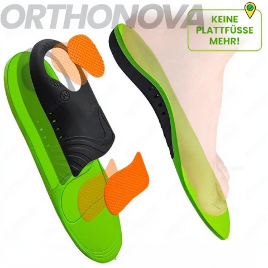 Einlegesohlen für Schuhe | Bequeme Schuheinlagen | Orthopädische Einlagen | Orthonova (2er Set)