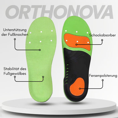 Einlegesohlen für Schuhe | Bequeme Schuheinlagen | Orthopädische Einlagen | Orthonova (2er Set)