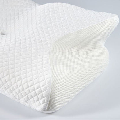 Nackenkissen | Orthopädisches Kissen für Seitenschläfer, Bauchschläfer & Rückenschläfer | ErgoDream