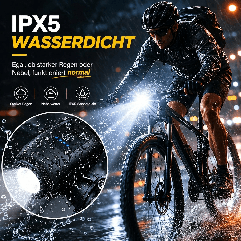Fahrradhupe mit Licht | Hornlicht