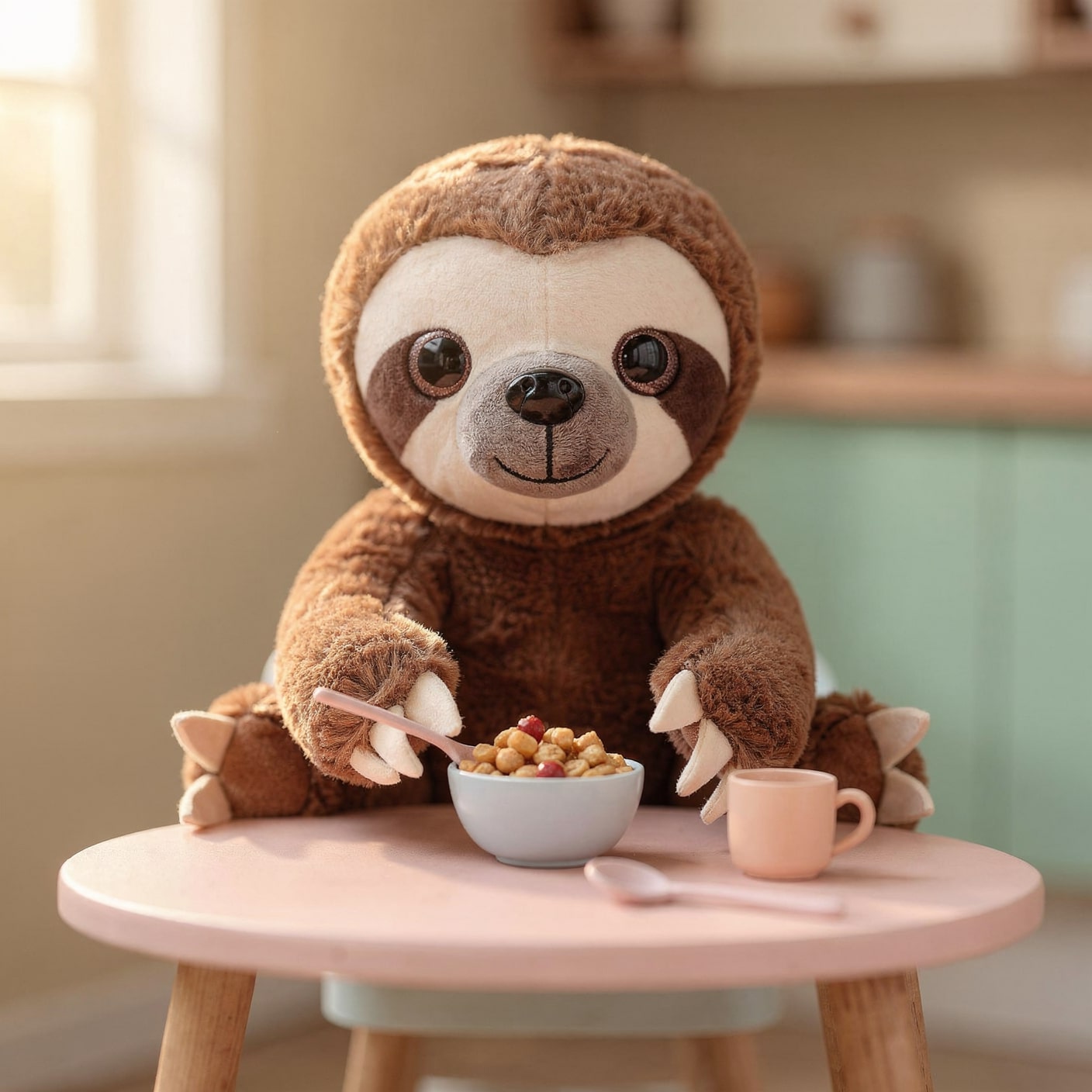 Faultier Kuscheltier | Süßes Plüschtier für Babys & Kinder | KuschelFauli