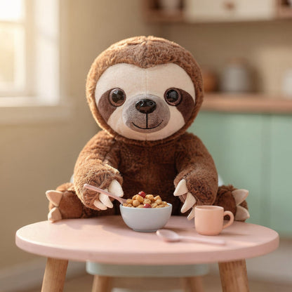 Faultier Kuscheltier | Süßes Plüschtier für Babys & Kinder | KuschelFauli