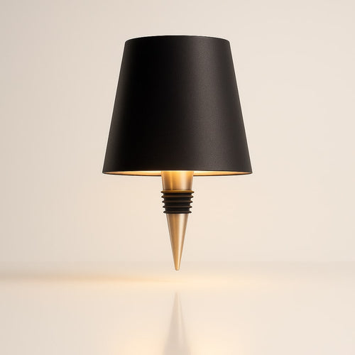 Flaschenlicht | Flasche als Tischlampe | Akku Tischleuchte | Flaschenverschluss | LumiFlasche