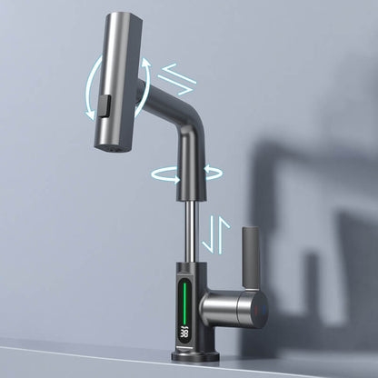 Wasserhahn Küche ausziehbar | Ausziehbare Küchenarmatur mit 5 Strahlmodi | FlexiHahn