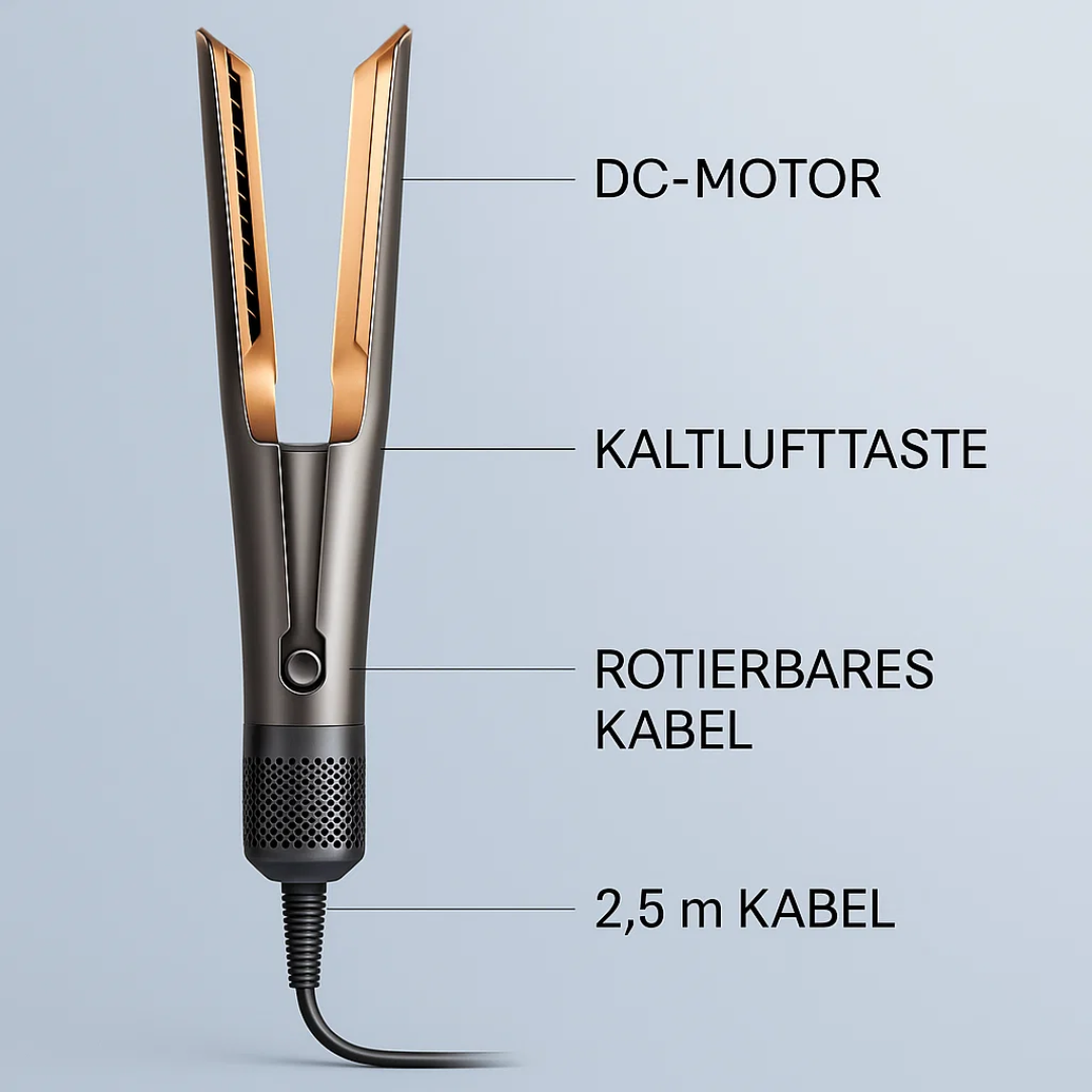 Föhn & Glätteisen in 1 | 2 in 1 Haarstyler | Volyra