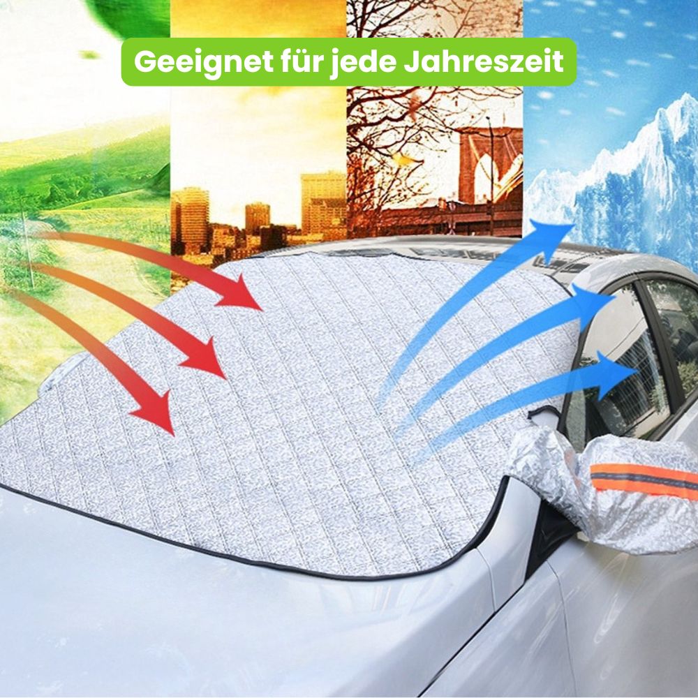 Scheiben Frost Schutz | Frontscheibenabdeckung | Autoabdeckung für Winter | FrostGuard