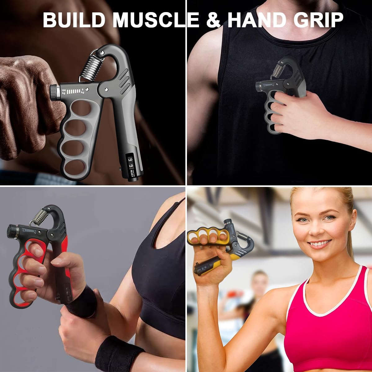 Unterarm Trainer | Handtrainer | Griffkraft Trainer bis 100 kg | StahlGrip