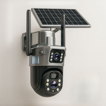Überwachungskamera für Außen | WLAN Kamera mit Solarpanel | GuardVision