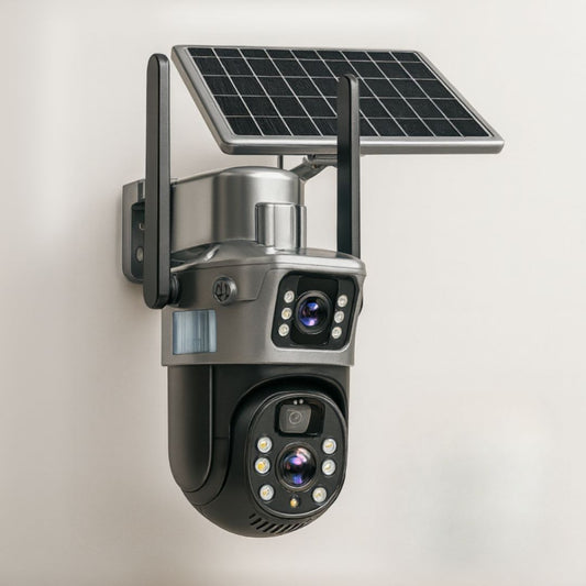 Überwachungskamera für Außen | WLAN Kamera mit Solarpanel | GuardVision