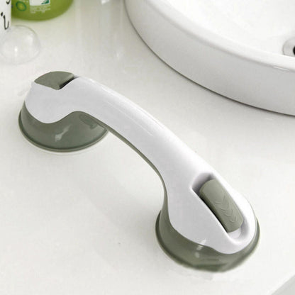 Haltegriff für Dusche, Badewanne oder WC mit Saugnapf | Badewannengriff für Senioren ohne Bohren | GripSicher