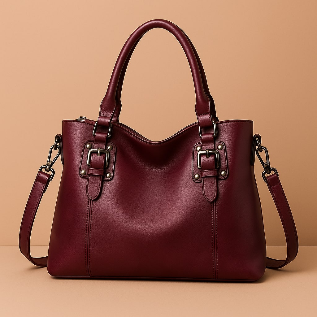 Handtasche für Damen | Umhängetasche aus Leder | Schultertasche | Lunava