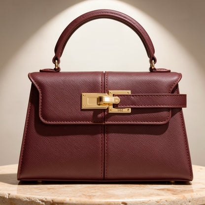 Handtasche für Damen | Umhängetasche aus Leder | Elvara