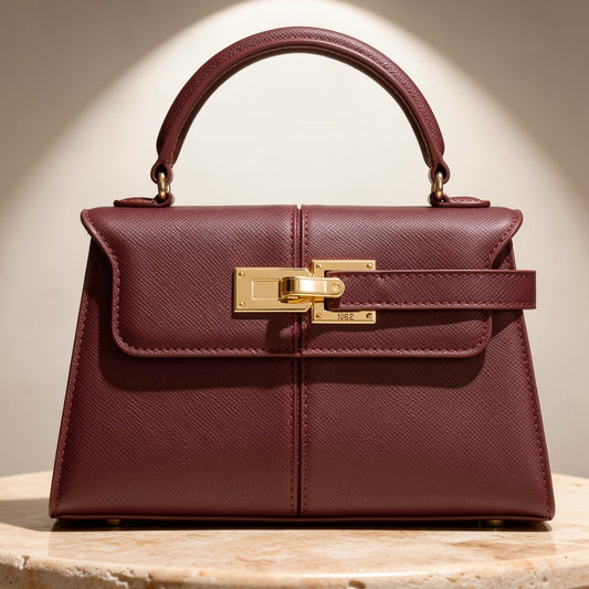 Handtasche für Damen | Umhängetasche aus Leder | Elvara