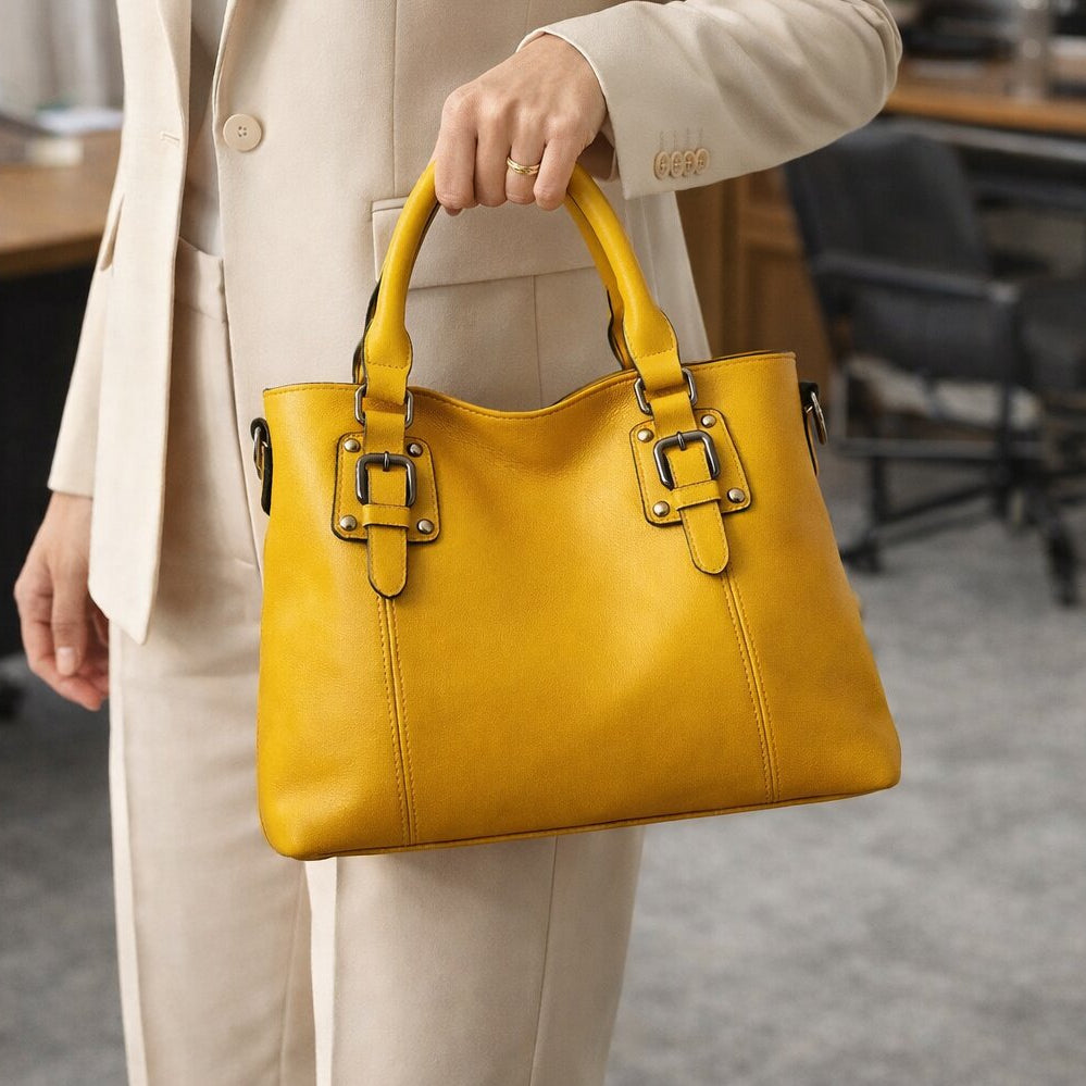 Handtasche für Damen | Umhängetasche aus Leder | Schultertasche | Lunava