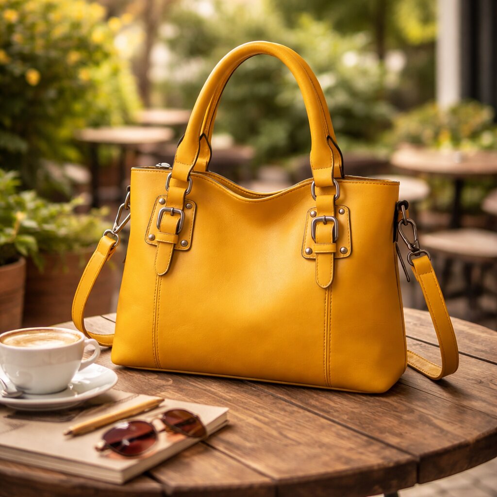 Handtasche für Damen | Umhängetasche aus Leder | Schultertasche | Lunava