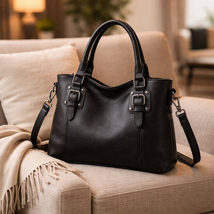 Handtasche für Damen | Umhängetasche aus Leder | Schultertasche | Lunava